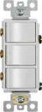 Broan-NuTone 3-Rocker Switch, White