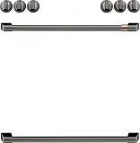 CAF(EBACK)(TM) Front Control Electric Knobs and Handles - Brushed Black