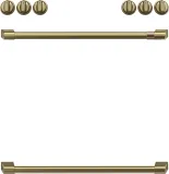 CAF(EBACK)(TM) Handle Kit - Range Brushed Brass