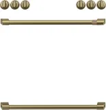 CAF(EBACK)(TM) Handle Kit - Range Brushed Brass