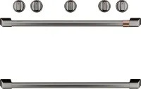 CAF(EBACK)(TM) Freestanding Gas Knobs and Handles - Brushed Black
