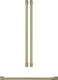 CAF(EBACK)(TM) Refrigeration Handle Kit - Brushed Brass