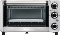 0.4 cu. ft./12L 4 Slice Countertop Toaster Oven in Stainless Steel