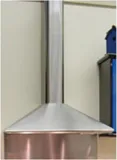 High Ceiling Chimney Kit For Isola's-Stilo, Tratto, Dama - Stainless