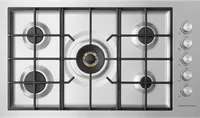 36" Gas Sealed Burner Drop-In Cooktop, 5 Elements