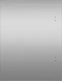 Solid Stainless Left-Hinge Door Panel for Integrated Undercounter Wine & Beverage, 60cm
