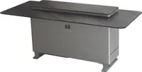 Elevato Smart Bar Table, Midnight Marble, 5.3 cu.ft fridge and freezer with Bluetooth control