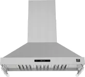 Venezia 48 Inch Wall-Mounted Range Hood with Touch Controls and Baffle Filters
