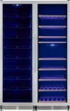48" Full Size Triple Zone Side-by-Side Wine Cooler, 31.8 cu. ft. Capacity