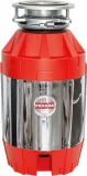 1.25 Horse Power Continuous Feed Waste Disposer Torque Master 2800 RPM Jam-Resistant Motor with Silverguard in Red/Chrome, FWDJ125