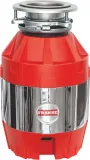 1/2 Horse Power Quiet Continuous Feed Waste Disposer Torque Master 2600 RPM Jam-Resistant DC Motor in Red/Chrome, FWDJ50