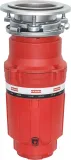 1/3 Horse Power Compact Waste Disposer Continuous Feed Torque Master 2400 RPM Jam-Resistant DC Motor in Red/Chrome, WDJ33
