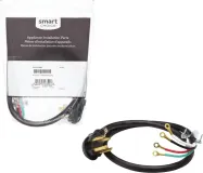 Smart Choice 4' 30 Amp 4 Wire Dryer Cord