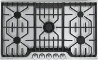 36" Gas Cooktop, 5 Burners