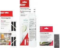 FPPWFU02, FRGPAAF2, and (2) FRPAPK2RF Water and Air Filter Combo Kit with Produce Keeper Plus