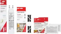 FPPWFU01, FRGPAAF2, and (2) FRPAPKRF Water and Air Filter Combo Kit with Produce Keeper