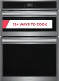 30" Electric Double Wall Oven And Microwave Combo