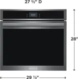30" Electric Single Wall Oven