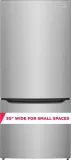 30" Freestanding Bottom Freezer Refrigerator, 20.3 cu. ft. Capacity