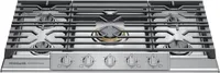 36" Gas Sealed Burner Drop-In Cooktop, 5 Elements