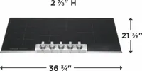 36" Induction Smoothtop Drop-In Cooktop