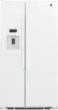 36" Freestanding Side-by-Side Refrigerator, 21.9 cu. ft. Capacity
