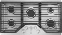 36" Gas Cooktop, 5 Burners