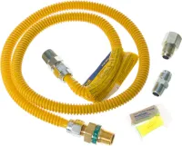 4' Universal Gas Dryer Installation Kit with Auto Shutoff