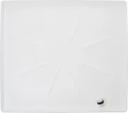 UNIVERSAL WASHING MACHINE FLOOR TRAY - White