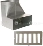 Range Hood Recirculation Kit for Custom Insert