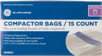 Trash Compactor Bags (15 Bags Per Pack)