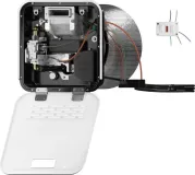 RV 6G Dual Fuel Water Heater Exterior White Door