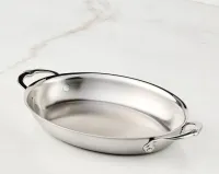 12.5-Inch x 9-Inch Oval Au Gratin