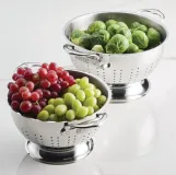 Stainless Steel Colander Set, 2-Piece