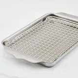 OvenBond Tri-ply Quarter Sheet Pan with Rack