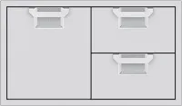 Double Drawer and Storage Door Combination, 36