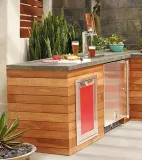 Outdoor Countertop Trash Chute