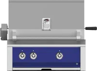 Grill, Built-in, (2) U-burner, Rotisserie, 30