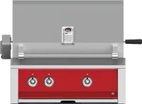 Grill, Built-in, (2) U-burner, Rotisserie, 30