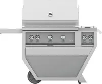 36 Outdoor Deluxe Grill with Double Side Burner - G_BR__CX_ Series - Steeletto
