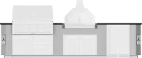 12' Outdoor Living Suite with Campania Pizza Oven™ (Custom Countertop)