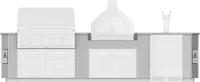 12' Outdoor Living Suite with Campania Pizza Oven™ and Beer Dispenser