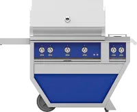 36″ Outdoor Deluxe Grill with Double Side Burner