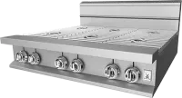 Commercial Sealed Burner Rangetop