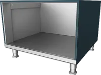 Commercial Cabinet Base, Pacific Fog