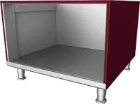 Commercial Cabinet Base, Tin Roof