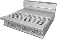 Commercial Split Top Rangetop