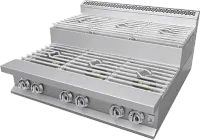 Commercial Step Up Rangetop