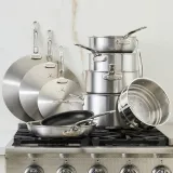 Commercial Clad Stainless Steel 10-Piece Cookware Set
