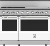 48" 4-Burner Dual Fuel Range with 24" Griddle